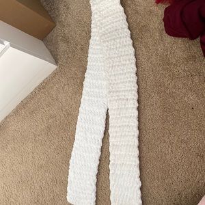 White scarf